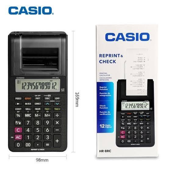 Kalkulator Casio Hr-8 Rc - Print Kalkulator