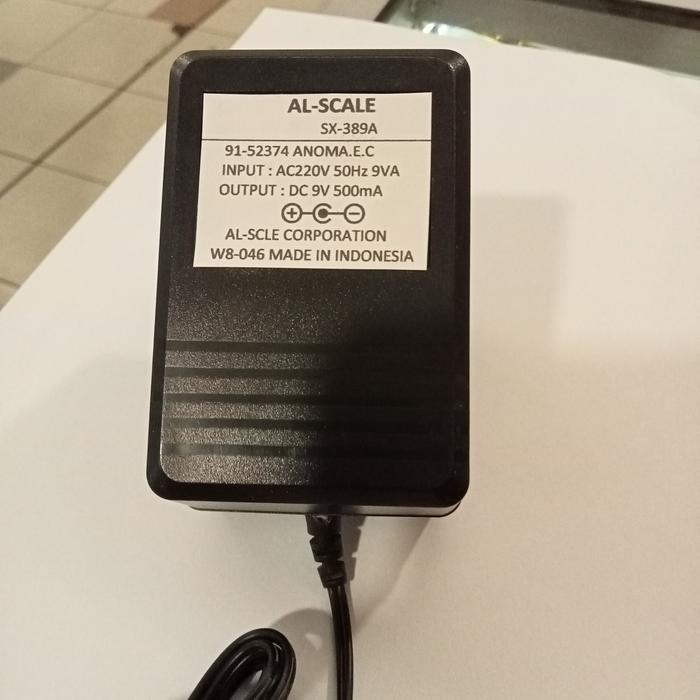 Adaptor Timbangan And 9V-500Ma Cahjer Timbangan And 9V-500Ma