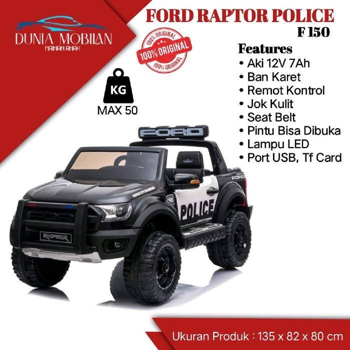 MOBIL AKI ANAK FORD RAPTOR POLICE F150 RP