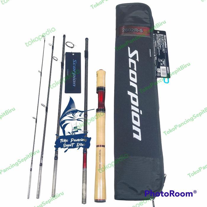 NEWSS JORAN SPINNING SHIMANO SCORPION 2602R5 183CM 6-14LBS TRAVEL ROD