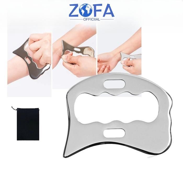 Alat Guasha Stainless Steel Muscle Scraper Alat Pijat Stainless Serbaguna Guasha Massage Tool Alat