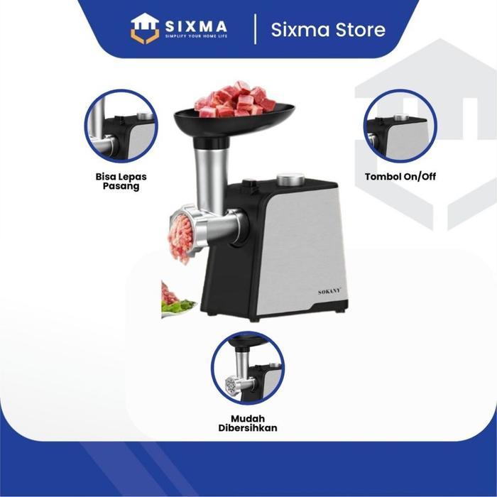 Promo Meat Grinder Mesin Giling Daging Low Watt Multifungsi Sixma Sk-087-312 Terlaris