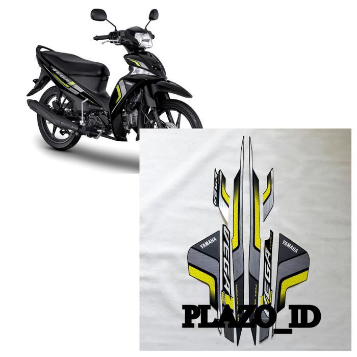 striping motor Vega Force 2021 Full Hitam-Stabilo