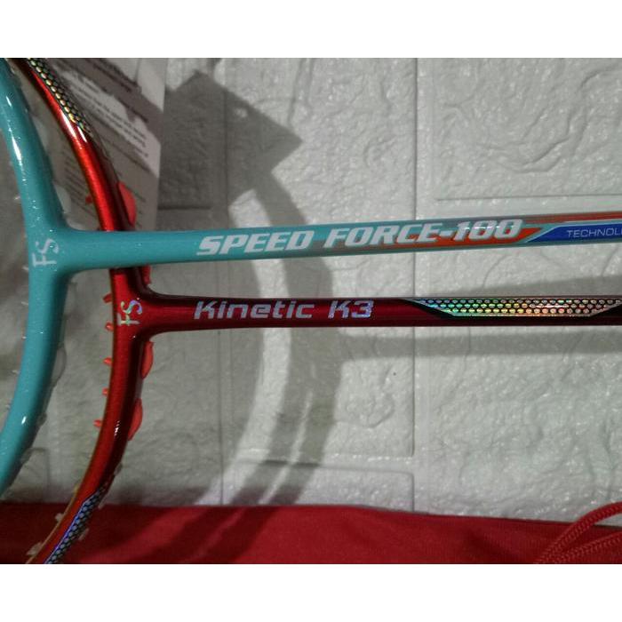 Raket Badminton Fiesta Kinetic K3 / Speed Force 100 Taiwan Kuat 35Lbs