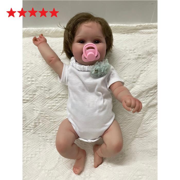 Promo 50Cm Boneka Bayi Mainan Baby Doll Anakboneka Peraga Silikon Perempuan Reborn Baby Kado Ulang