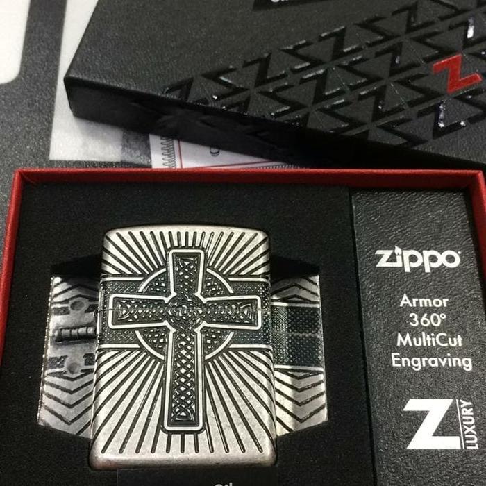 Zippo Celtic Cross Design 29667