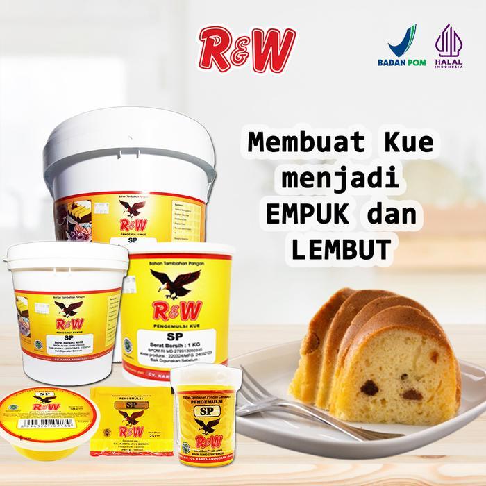 R&W Rajawali Emulsifier Sp Ovalet Tbm 4 Kg Pengemulsi Kue Cake Baking Brownies Bolu Halal Food Grade