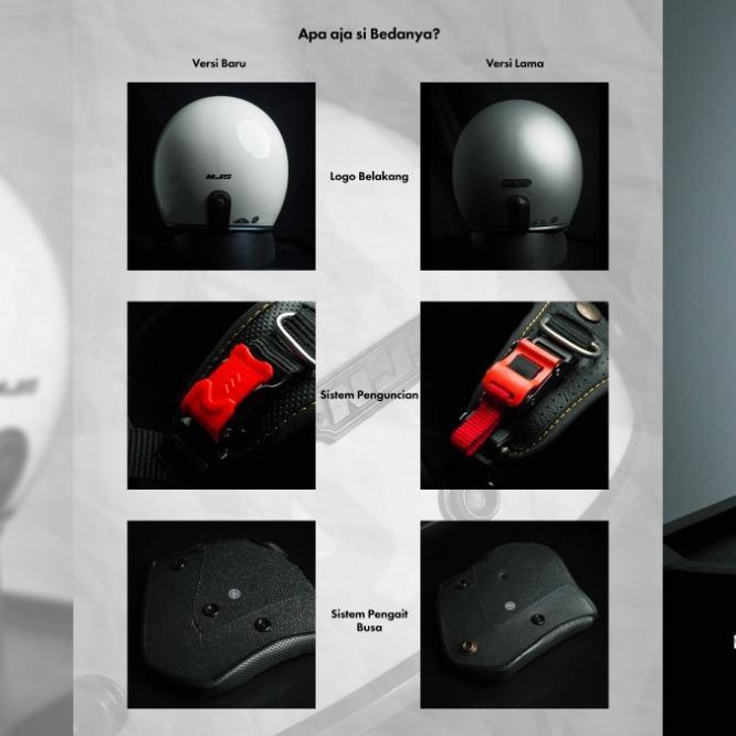 Promo Njs Nx-2 Solid List Chrome (Free Pet) - Helm Retro Njs Retro Helm Bogo Njs Bogo Bogo Polos Njs