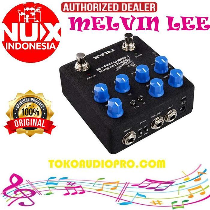 Nux Melvin Lee Davis Bass Preamp + Di Nbp-5 Efek Gitar Bass Preamp Nux Nbp-5