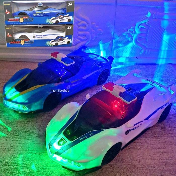 mainan anak mobil police lampu dan sirine - police cars