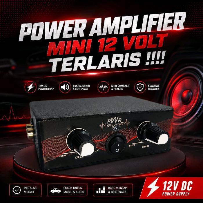 COD Power Amplifier Mini 12 Volt 2x15 Watt TPA3110 Free RCA Power Miniatur untuk Audio Mobil dan