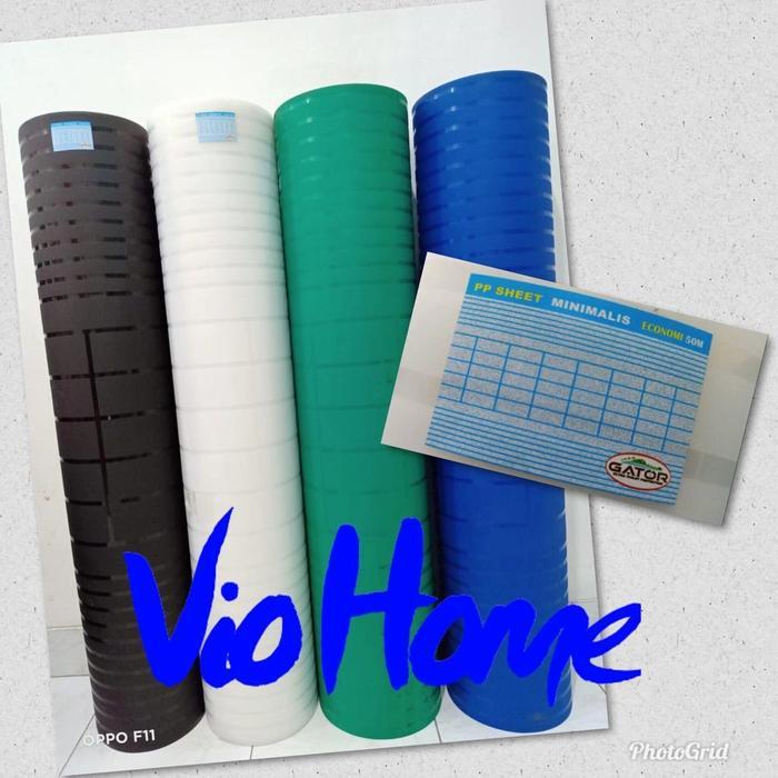 fiber viber plastik penutup pagar garis MINIMALIS(harga per 1 meter)