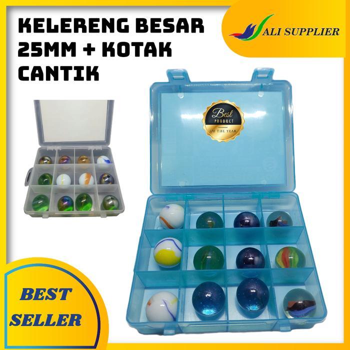 SALE KELERENG METALIK LANGKA BESAR + BONUS KOTAK
