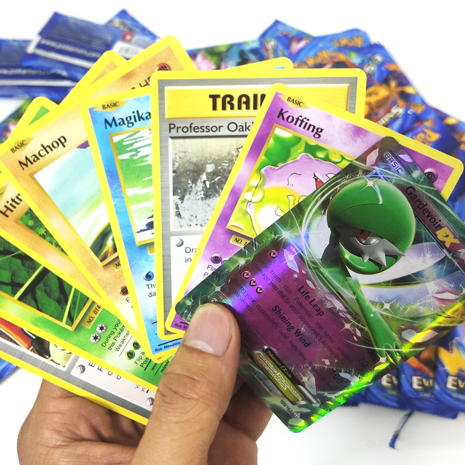 Newest 324Pcs Pokemon Cards Sun & Moon XY Evolutions Pokemon Booster Box Collectible Tradiner Card