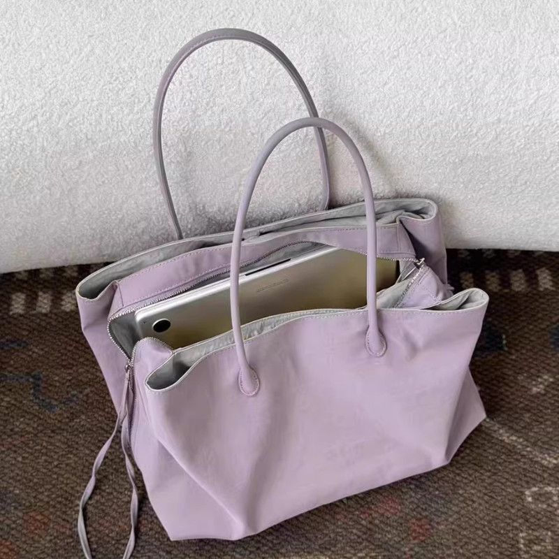 Nylon Women's Commuter Tote Bag Minimalist Large-capacity Tote Bag Ladies Multi-layer Waterproof