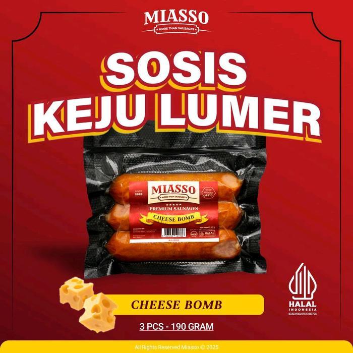 Sosis Keju Lumer Sosis Miasso 190Gr