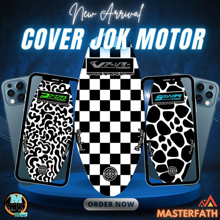 Ready SARUNG JOK MOTOR COVER JOK MOTOR ANTI AIR CAKAR KUCING PREMIUM PRINTING VARIO 160, 150, 125,