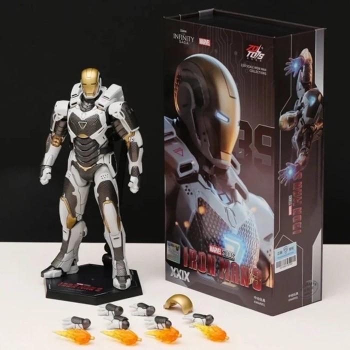 HOT SALE ACTION FIGURE IRON MAN MARK 39 STARBOOST ZD TOYS DARI IRON MAN MOVIE ORIGINAL 1:10 SCALE