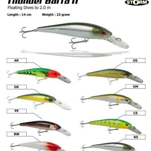 Umpan Storm Thunder Barra 11 Cm