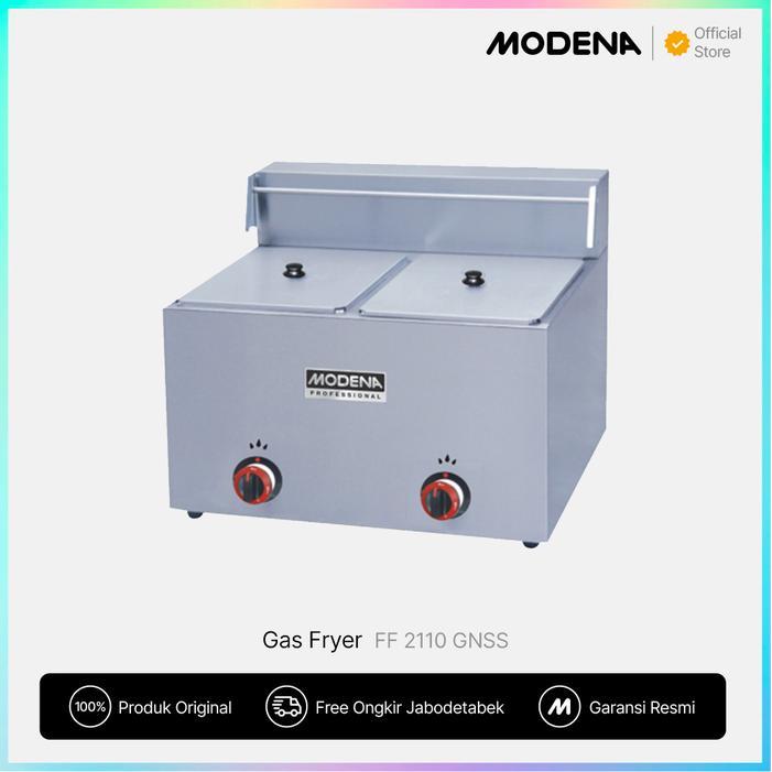 MODENA Gas Deep Fryer - FF 2110 GNSS