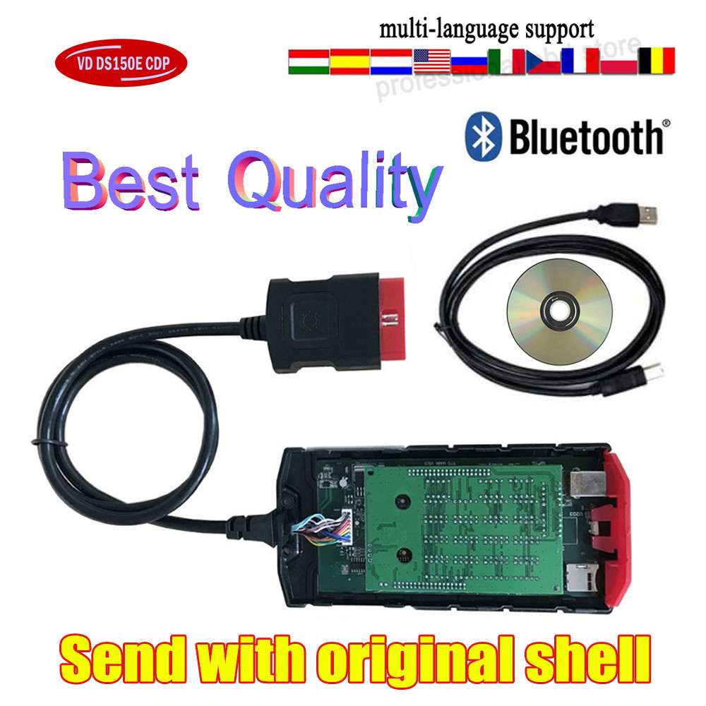 2024 New VCI 2021.11 Keygen VD DS150E CDP Bluetooth for Tnesf Delphis Orpdc Vd Tcs CDP Pro Car Truck