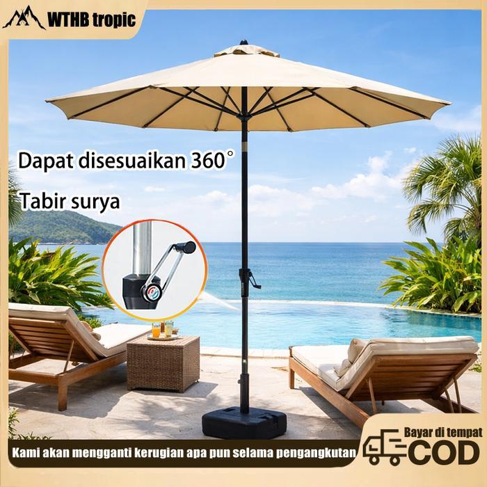 CODPayung lipat payung pasar payung taman payung kafe payung tenda payung lipat besar payung tahan