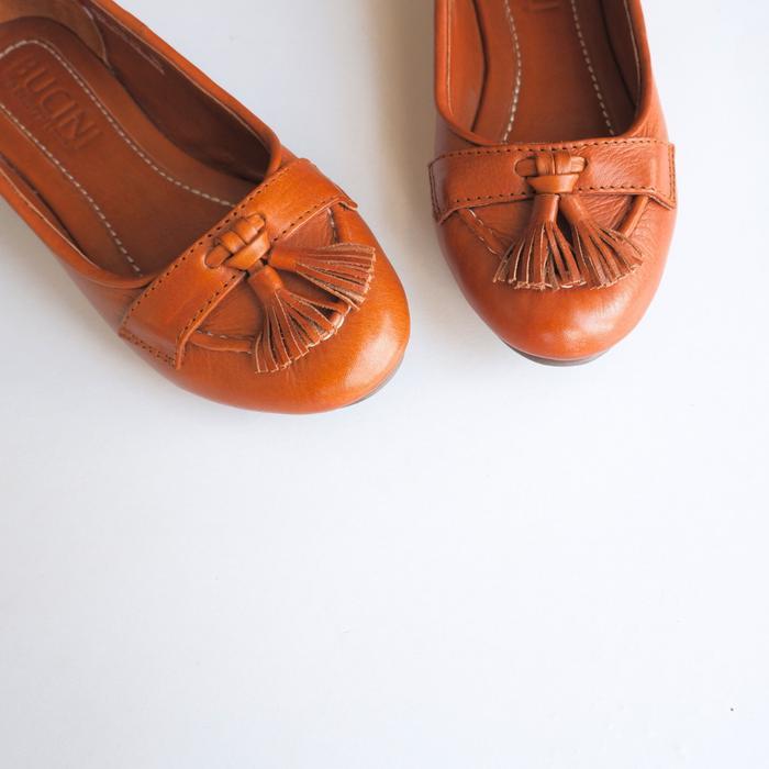 Sepatu Wanita Kulit Asli Premium Bucini Gv 104 H Leather Shoes Pasti Promo