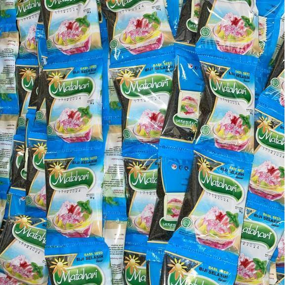 Biji Selasih Sachet Renceng( 50gr x 10 sachet)