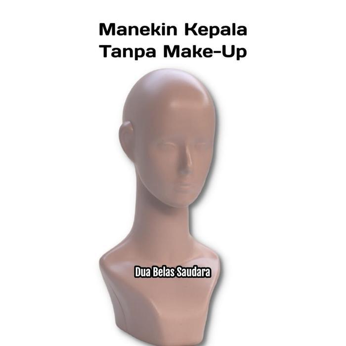 Manekin Kepala Dewasa Tanpa Make Up Manekin Kepala Dewasa