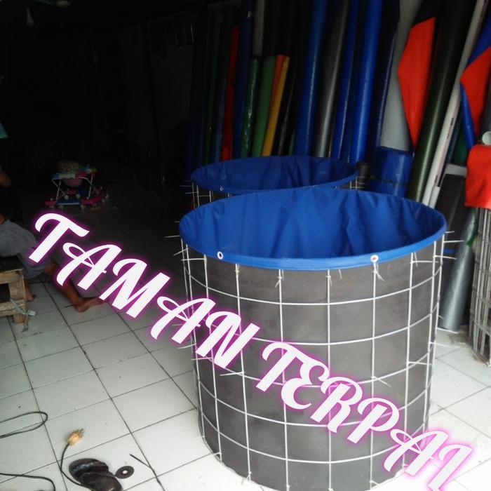 DISKON TERPAL KOLAM FULLSET D1 T1, 2 ORCHID/KOLAM TERPAL/KOLAM IKAN/KOLAM FUL