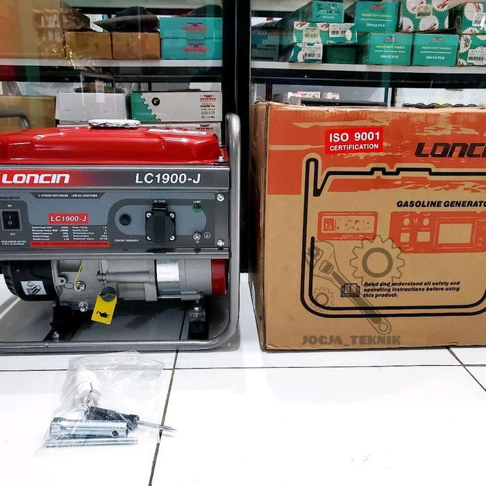 Loncin Genset Generator Listrik 1000Watt Bensin LC1900 ORIGINAL