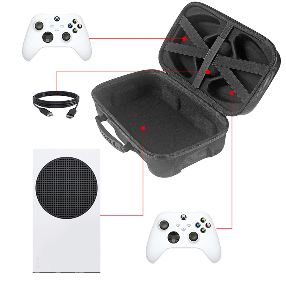 Bag for X Box Xbox Series S Game Console Gamepad Controller Accessories Hard Case Funda Storage