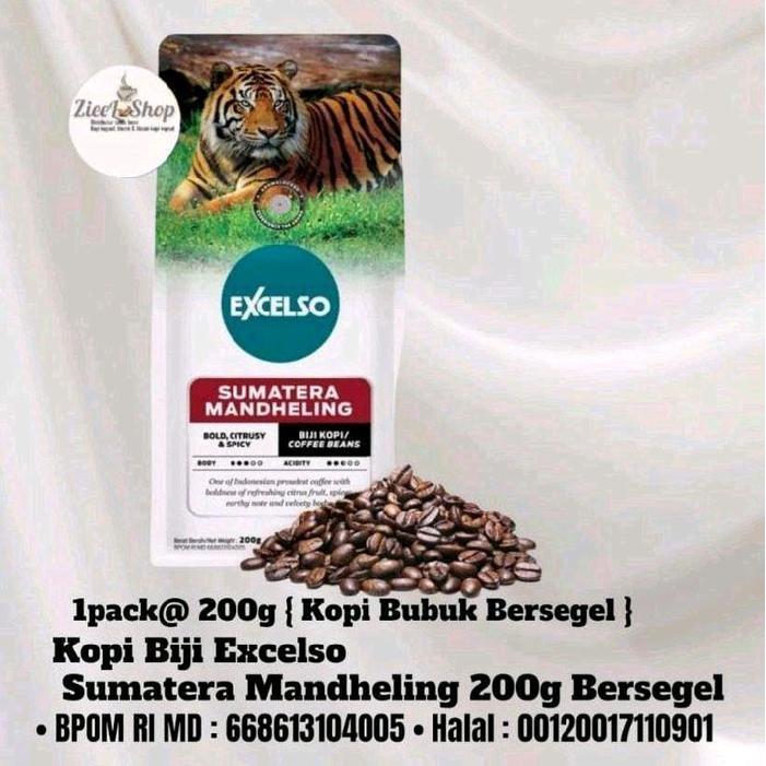 Best Seller Kopi Biji Excelso Sumatra Mandeling 200G- Coffee Bean Excelso Sumatera Mandheling 200G