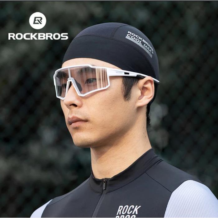 JENNIESSHOPP1// ROCKBROS TOPI SEPEDA HAT BREATHABLE SUN PROTECTION CAP WITH UPF50+ FOR CYCLING