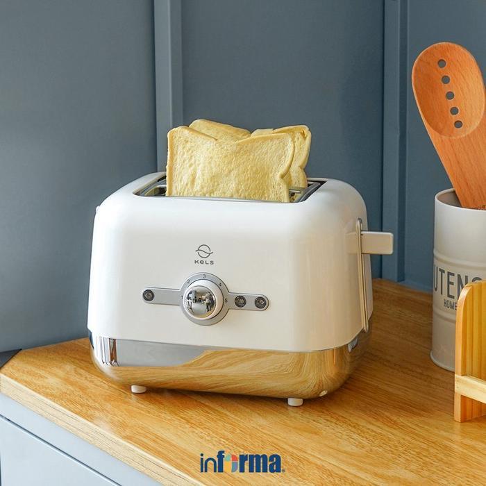 Informa Kels Harwin Toaster - Putih Pemanggang Roti Alat Panggang Pembakar Mesin Roti Perangkat