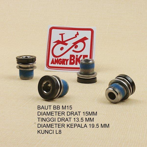 M15 Baut Crank Bb Shimano Ht1 Octalink Fixing Bolt Terlaris