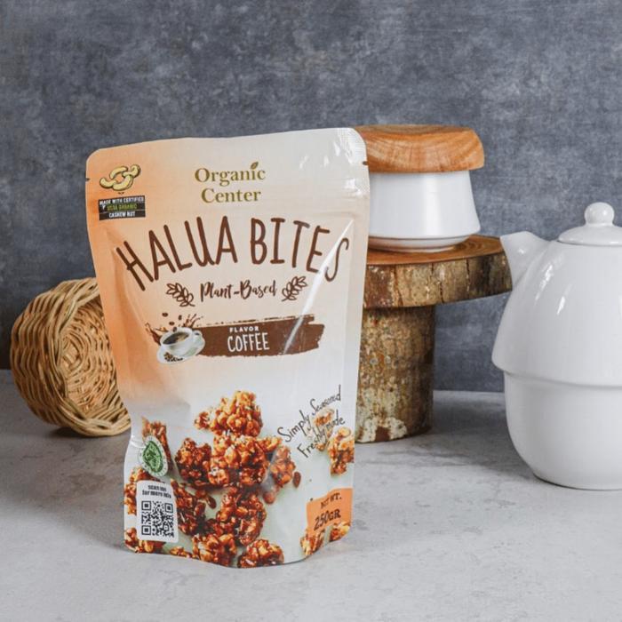 READYY Organic Center - Halua Coffee 65gr - Cemilan Diet - Kacang Mete