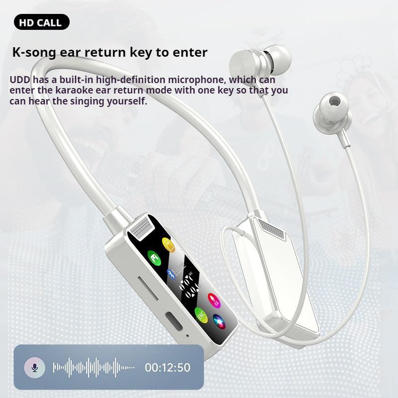 HD Screen HiFi Sound Neckband Long battery Life Wireless Bluetooth5.4 Headphones Earphones Sports
