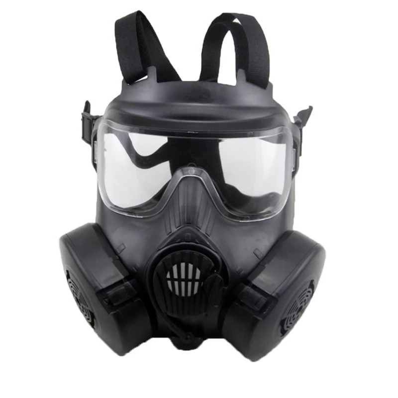 Protective M50 Tactical Respirator Dust Mask Full Face Gas Mask For Airsoft Shooting Hunting Riding