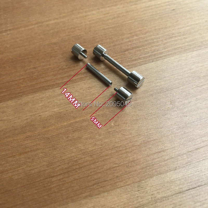 2pieces/set 24mm watch screw tube ear bar for Bvlgari DIAGONO 42mm watch lug connect watch strap