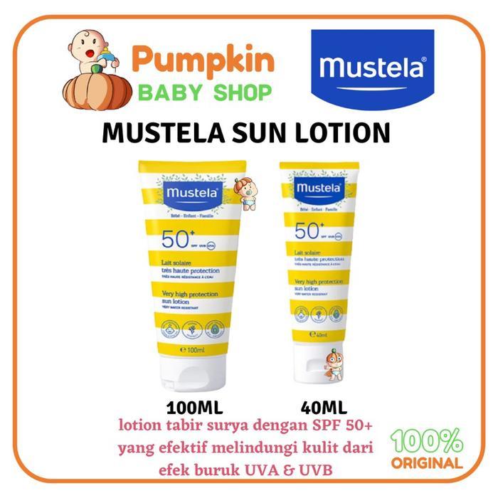 MUSTELA High Protection SUN LOTION SPF50+ Sunblok anak Bayi Anak-Anak