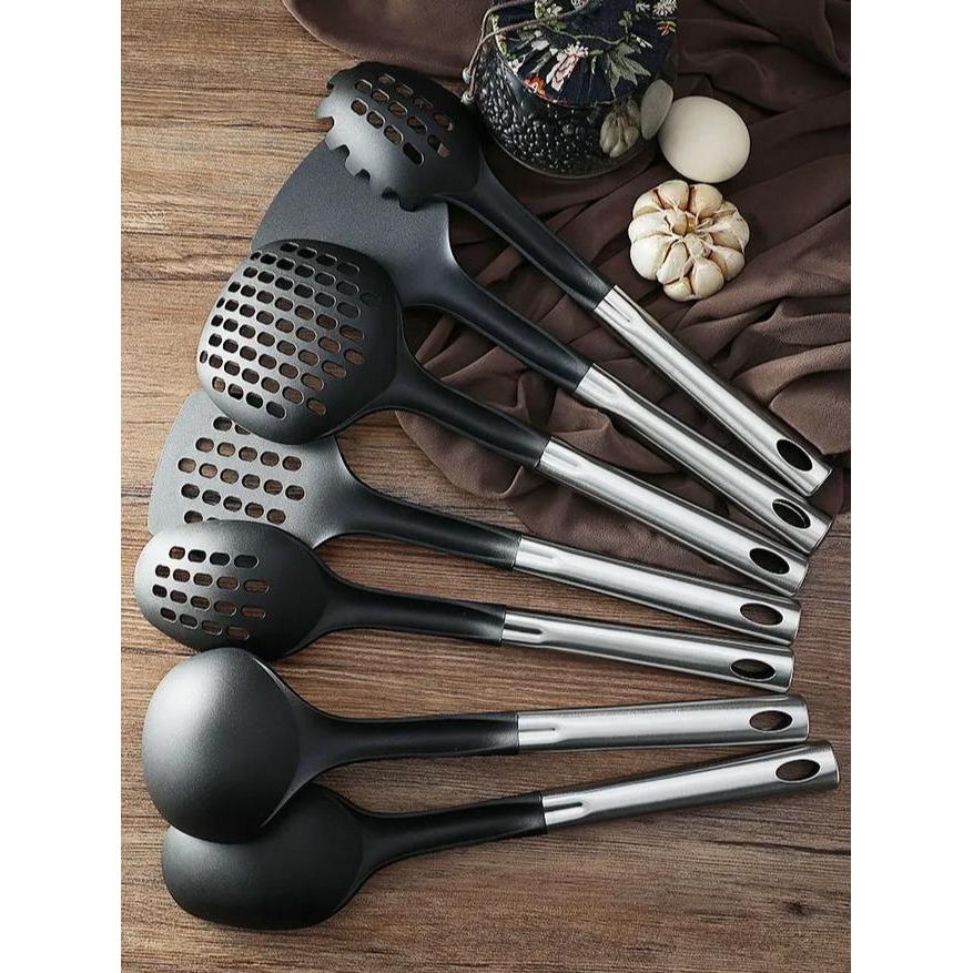 BERMUTU Spatula Silicon 1 Set Serbaguna Alat Masak 1 Set Lengkap Alat Dapur Rumah Tangga