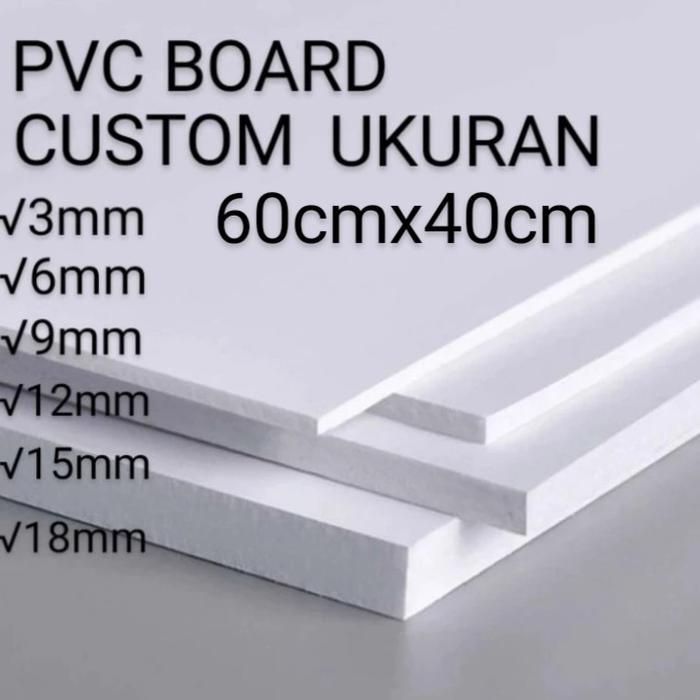 PVC foam board 60x40/potongan PVC board 60x40/PVC 60x40