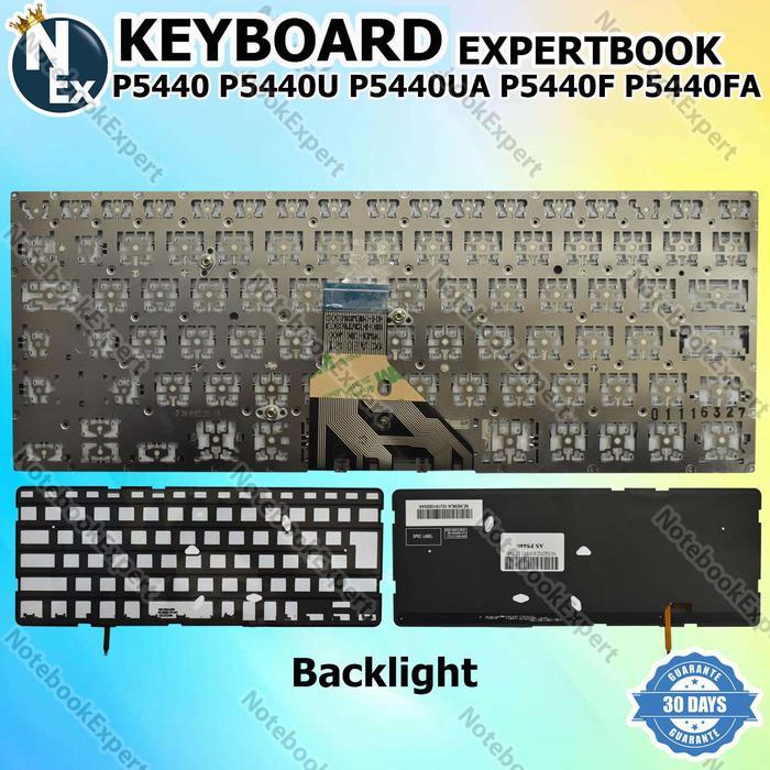 Keyboard Expertbook P5440 P5440U P5440Ua P5440F P5440Fa - Black