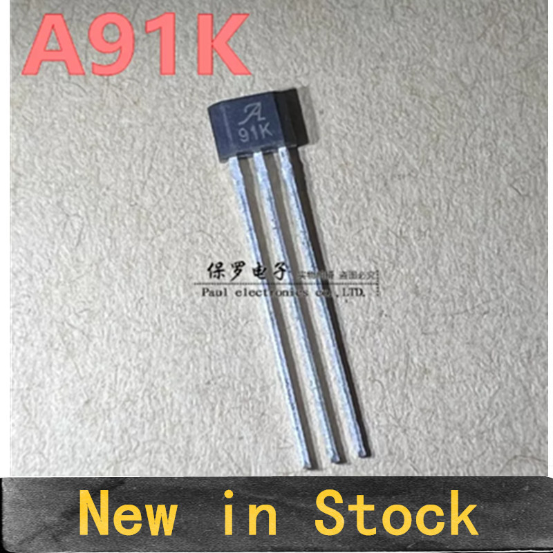 A3291KUA-T (Silkscreen: A91K) Hall Effect Sensor, Hall Element, SIP-3 Through-Hole