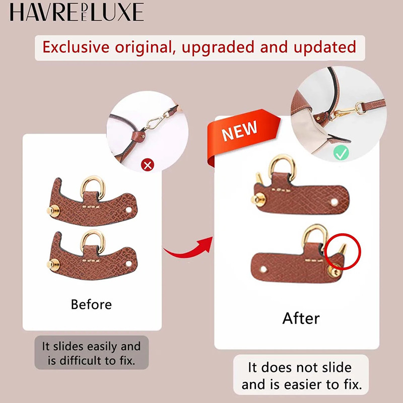 Mini Bags Leather Shoulder Strap Fit For Longchamp Mini Pouch Adjustable Crossbody Small Bag