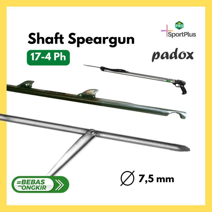 TERLARIS Shaft Speargun 7,5mm 17-4 Ph Spring Stainless Panah Tembak Ikan Diving BISA GOSEND