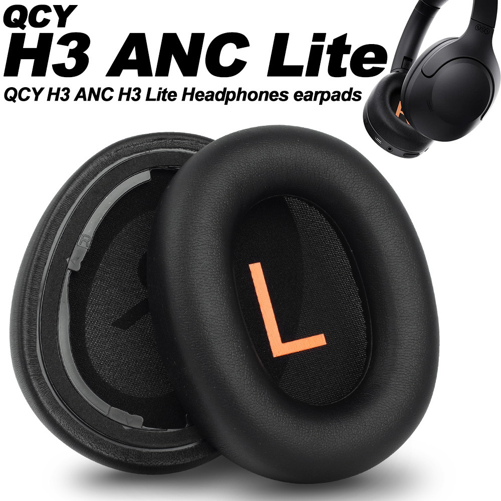 Earphone pads For QCY H3 H3 Lite ANC replacement Earpads Mesh cloth Memory Covers Sponge Soft