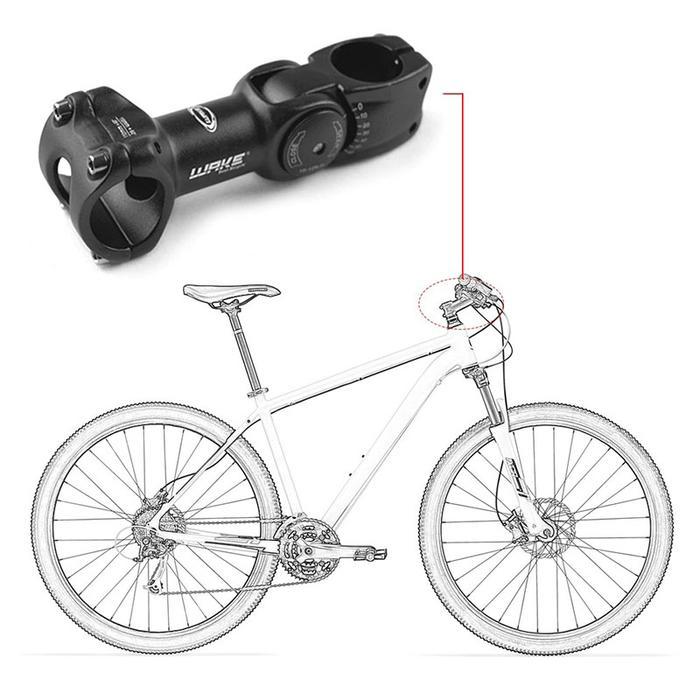 Wake Stem Standar 25.4 X 110Mm 0 - 60 Derajat Adjustable Fixie Federal