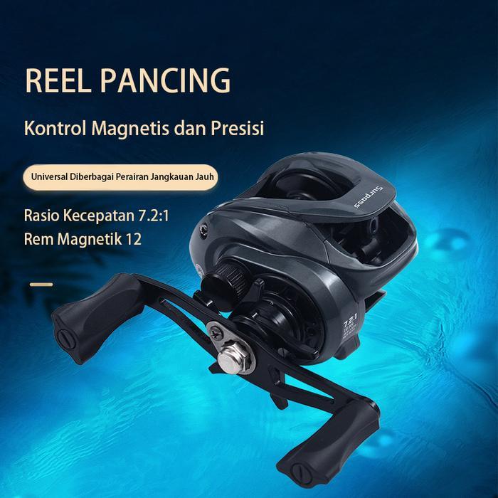 Lumire// Reel Pancing Fishing Reel Besi Asli Berkekuatan Tinggi Katrol Gulungan Pancing Memancing